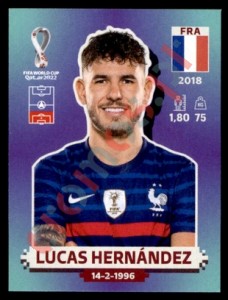 FRA5 Lucas Hernández – FIFA World Cup Qatar 2022 Panini
