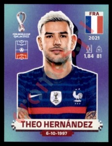 FRA6 Theo Hernández – FIFA World Cup Qatar 2022 Panini