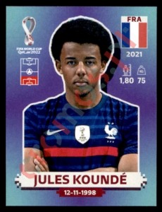 FRA8 Jules Koundé – FIFA World Cup Qatar 2022 Panini