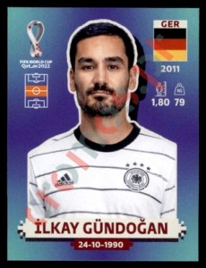 GER12 İlkay Gündoğan – FIFA World Cup Qatar 2022 Panini