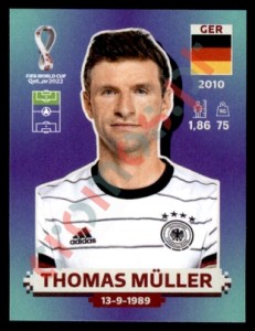 GER17 Thomas Müller – FIFA World Cup Qatar 2022 Panini