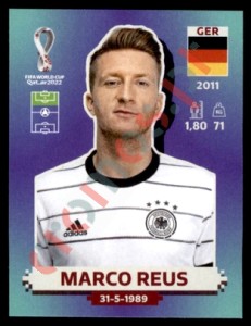 GER18 Marco Reus – FIFA World Cup Qatar 2022 Panini