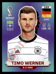 GER20 Timo Werner – FIFA World Cup Qatar 2022 Panini