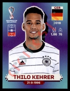 GER7 Thilo Kehrer – FIFA World Cup Qatar 2022 Panini