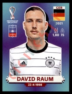 GER8 David Raum – FIFA World Cup Qatar 2022 Panini