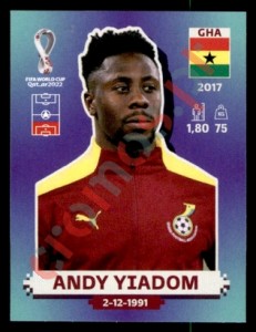 GHA10 Andy Yiadom – FIFA World Cup Qatar 2022 Panini