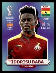 GHA11 Iddrisu Baba – FIFA World Cup Qatar 2022 Panini