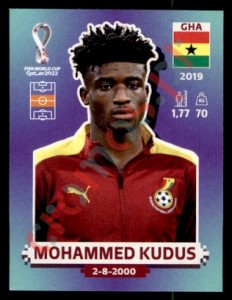 GHA12 Mohammed Kudus – FIFA World Cup Qatar 2022 Panini