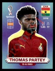 GHA14 Thomas Partey – FIFA World Cup Qatar 2022 Panini