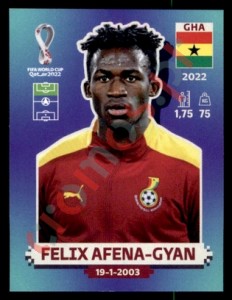 GHA16 Felix Afena-Gyan – FIFA World Cup Qatar 2022 Panini