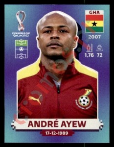 GHA17 André Ayew – FIFA World Cup Qatar 2022 Panini