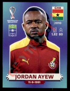 GHA18 Jordan Ayew – FIFA World Cup Qatar 2022 Panini