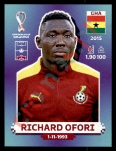 GHA4 Richard Ofori – FIFA World Cup Qatar 2022 Panini