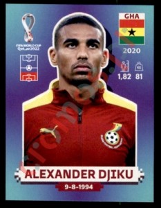 GHA7 Alexander Djiku – FIFA World Cup Qatar 2022 Panini