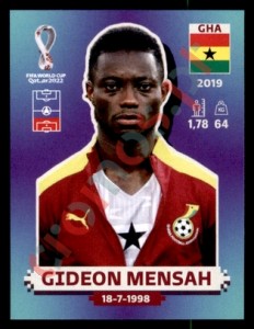 GHA8 Gideon Mensah – FIFA World Cup Qatar 2022 Panini