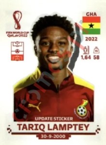 GHA9x Tariq Lamptey – FIFA World Cup Qatar 2022 Panini