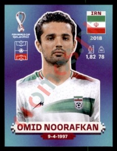 IRN11 Omid Noorafkan – FIFA World Cup Qatar 2022 Panini