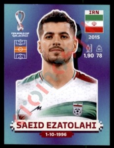 IRN13 Saeid Ezatolahi – FIFA World Cup Qatar 2022 Panini
