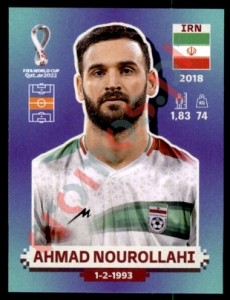 IRN16 Ahmad Nourollahi – FIFA World Cup Qatar 2022 Panini