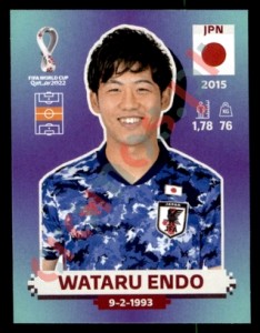 JPN10 Wataru Endo – FIFA World Cup Qatar 2022 Panini