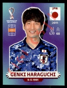 JPN11 Genki Haraguchi – FIFA World Cup Qatar 2022 Panini