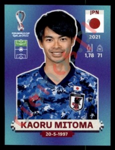 JPN19 Kaoru Mitoma – FIFA World Cup Qatar 2022 Panini