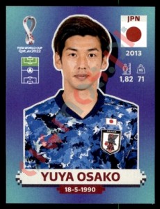 JPN20 Yuya Osako – FIFA World Cup Qatar 2022 Panini