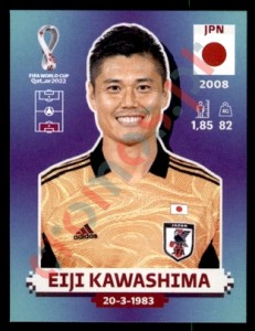 JPN4 Eiji Kawashima – FIFA World Cup Qatar 2022 Panini