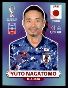 JPN5 Yuto Nagatomo – FIFA World Cup Qatar 2022 Panini