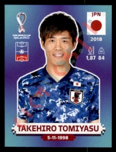 JPN7 Takehiro Tomiyasu – FIFA World Cup Qatar 2022 Panini