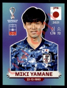 JPN8 Miki Yamane – FIFA World Cup Qatar 2022 Panini