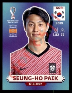 KOR14 Seung-ho Paik – FIFA World Cup Qatar 2022 Panini