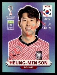 KOR19 Heung-min Son – FIFA World Cup Qatar 2022 Panini
