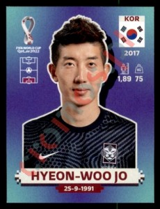 KOR4 Hyeon-woo Jo – FIFA World Cup Qatar 2022 Panini