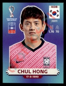 KOR5 Chul Hong – FIFA World Cup Qatar 2022 Panini