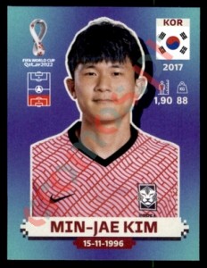 KOR7 Min-jae Kim – FIFA World Cup Qatar 2022 Panini