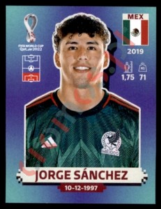 MEX10 Jorge Sánchez – FIFA World Cup Qatar 2022 Panini