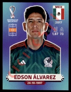 MEX11 Edson Álvarez – FIFA World Cup Qatar 2022 Panini