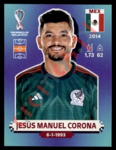 MEX12 Jesús Manuel Corona – FIFA World Cup Qatar 2022 Panini