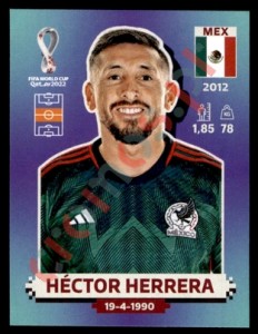 MEX15 Héctor Herrera – FIFA World Cup Qatar 2022 Panini