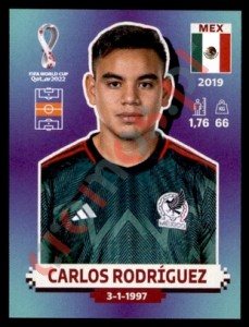 MEX17 Carlos Rodríguez – FIFA World Cup Qatar 2022 Panini