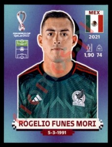MEX18 Rogelio Funes Mori – FIFA World Cup Qatar 2022 Panini