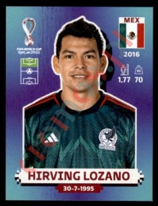 MEX20 Hirving Lozano – FIFA World Cup Qatar 2022 Panini