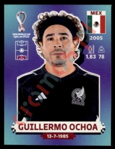 MEX3 Guillermo Ochoa – FIFA World Cup Qatar 2022 Panini