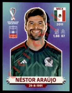 MEX5 Néstor Araújo – FIFA World Cup Qatar 2022 Panini