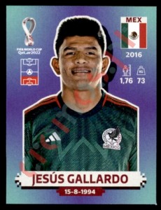 MEX6 Jesús Gallardo – FIFA World Cup Qatar 2022 Panini