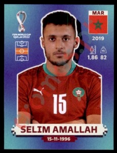 MAR10 Selim Amallah – FIFA World Cup Qatar 2022 Panini