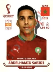 MAR14x Abdelhamid Sabiri – FIFA World Cup Qatar 2022 Panini