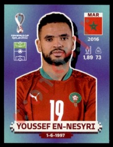 MAR17 Youssef En-Nesyri – FIFA World Cup Qatar 2022 Panini