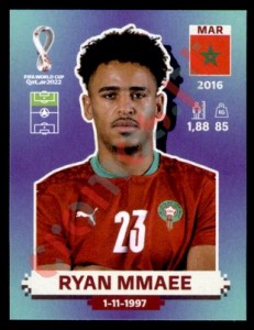 MAR18 Ryan Mmaee – FIFA World Cup Qatar 2022 Panini